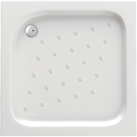 Cadite patrate - Cadita dus patrata Deante Funkia alb 80x80 cm