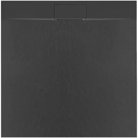 Cadite patrate - Cadita dus patrata negru Rea Bazalt 90x90 cm
