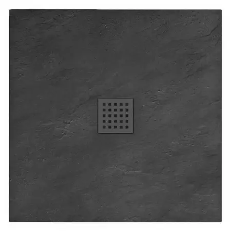 Cabine dus - Cadita dus patrata Rea Rock 90x90 negru