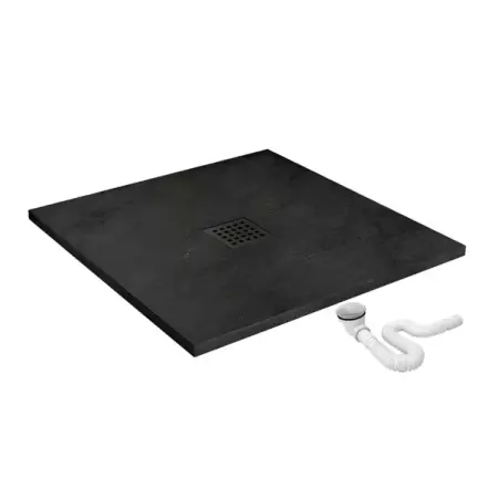 Cadita dus patrata Rea Rock 90x90 negru [3]