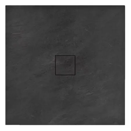 Cabine dus - Cadita dus patrata Rea Stone 90x90 negru