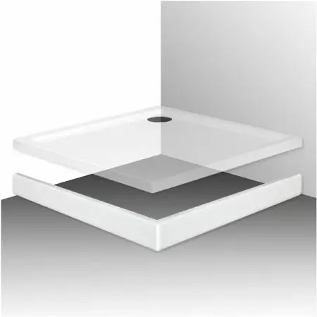 Cadita dus plata rectangulara Roth Kvadro 100x80 [2]