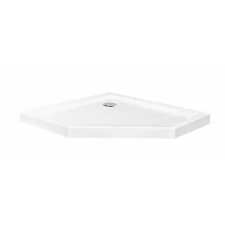 Cadita dus Rea Diamond 90x90 cm alb [4]
