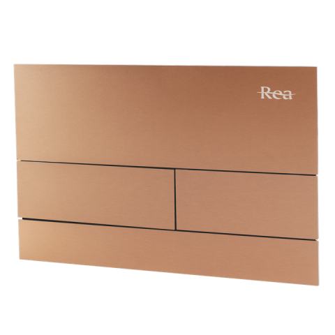 Cadru WC încastrat K011A-Q Rea cu buton T cupru periat [3]