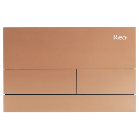 Cadru WC încastrat K011A-Q Rea cu buton T cupru periat [4]