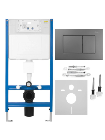 Rezervore incastrate - Cadru WC incastrat Rea K011A-Q buton J Titan adancime 90 mm
