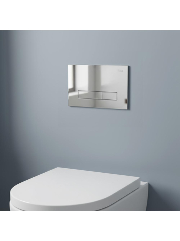 Cadru WC încastrat Rea cu buton HD crom [8]