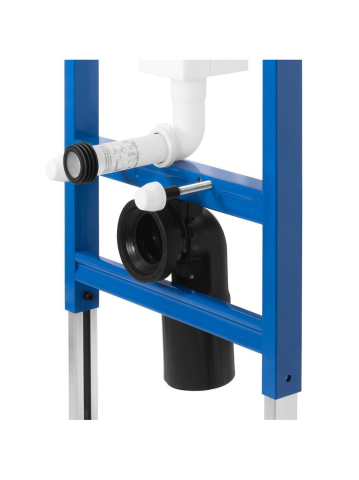 Cadru WC incastrat Rea K011A-Q buton HD negru adancime 90 mm [5]