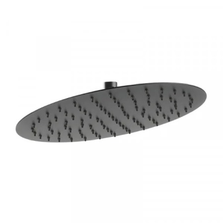 Sisteme de dus - Cap de duș, Ferro, Slim, 30 cm, negru mat