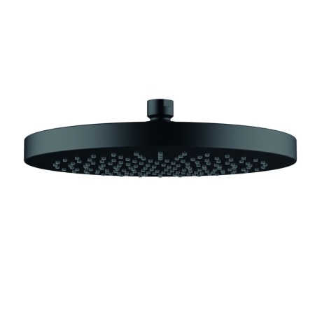 Brate si palarii dus - Cap de duș rotund, Kludi, A-QA, diametru 25cm, negru-mat