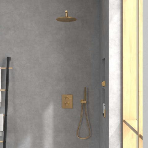 Cap de duș Villeroy&Boch, Universal Showers, Ø25 cm, bruhsed gold [3]