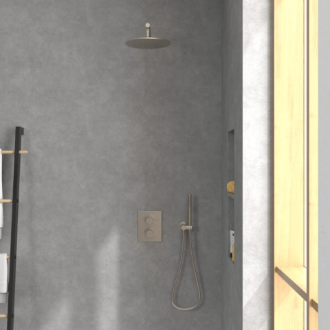 Cap de duș Villeroy&Boch, Universal Showers, Ø25 cm, bruhsed nickel [3]
