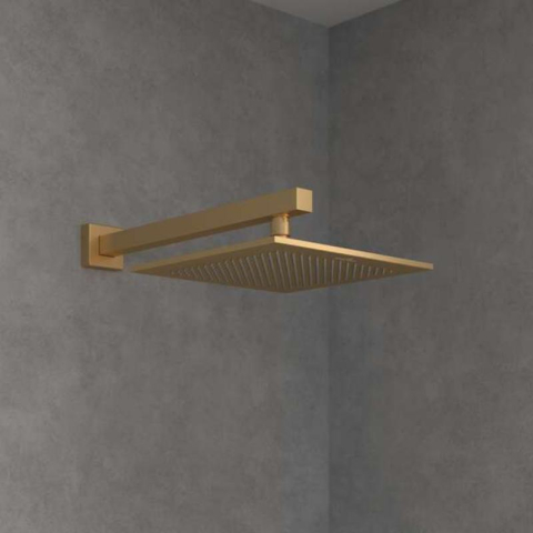 Cap de duș Villeroy&Boch, Universal Showers, pătrat, 25 x 25 cm, brushed gold [1]