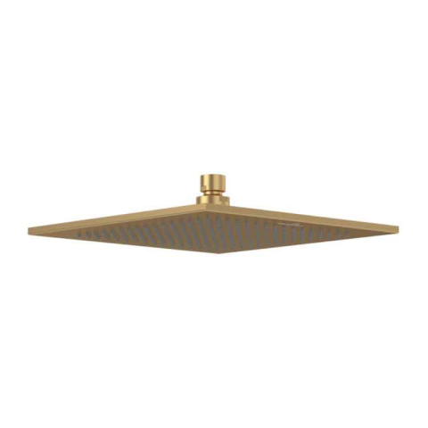 Sisteme de dus - Cap de duș Villeroy&Boch, Universal Showers, pătrat, 25 x 25 cm, brushed gold