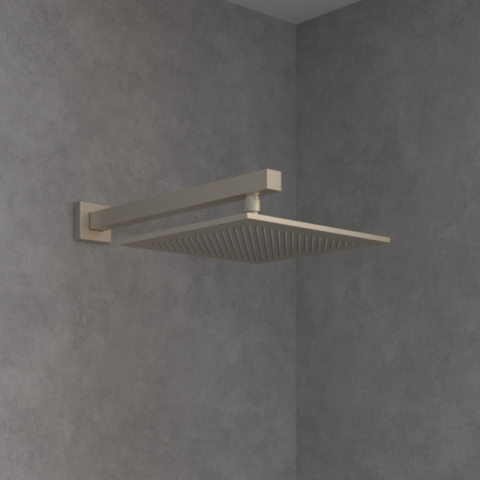 Cap de duș Villeroy&Boch, Universal Showers, pătrat, 25 x 25 cm, brushed nickel [1]