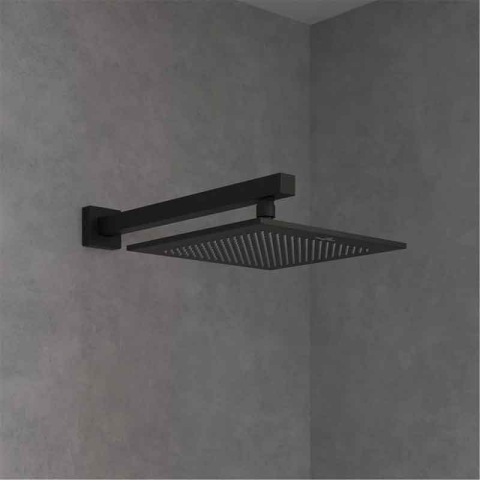 Cap de duș Villeroy&Boch, Universal Showers, pătrat, 25 x 25 cm, negru mat [1]