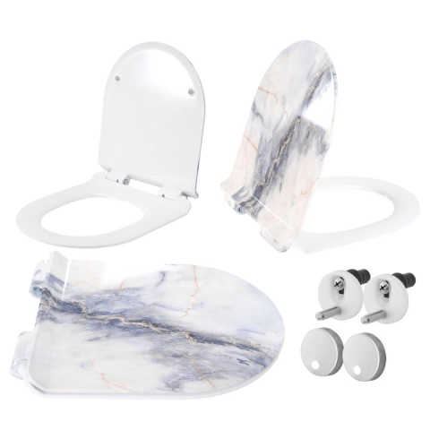 Capace wc - capac CARLO GRANIT SHINY DUROPLAST SLIM