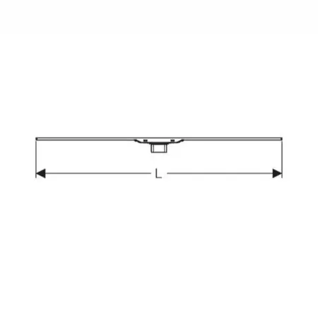 Capac pentru rigola de dus Geberit CleanLine20 30-90 cm metal lucios [3]