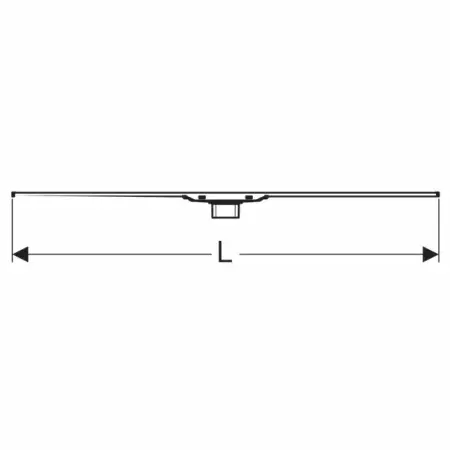 Capac pentru rigola Geberit CleanLine20 30-160 cm otel inoxidabil [3]