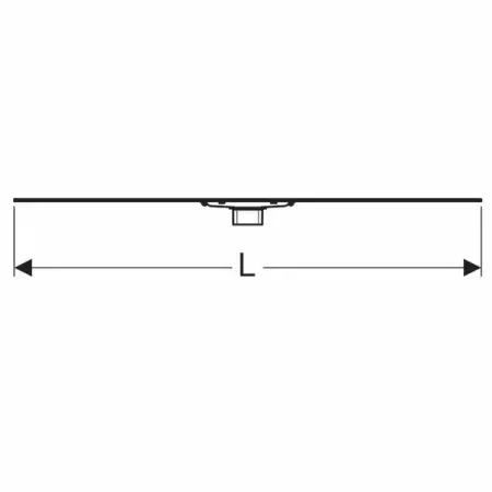 Capac pentru rigola Geberit CleanLine60 30-130 cm crom otel inoxidabil [3]