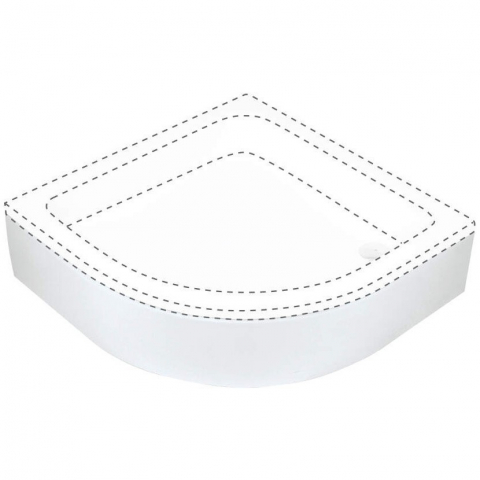 Cadite semirotunde - Capac semicerc pentru cadita de dus pentru KTU_031B