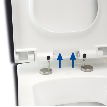 Capac WC Cersanit, Terra, slim, duroplast cu Soft-Close si Easy Off [3]