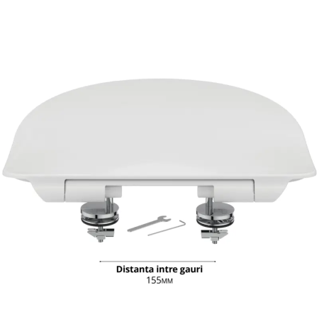 Capac WC din duroplast, Ideal Standard I.Life A T467601, cu inchidere lenta [1]