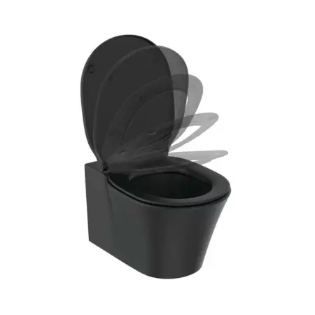 Capac wc slim softclose Ideal Standard Connect Air negru mat [5]
