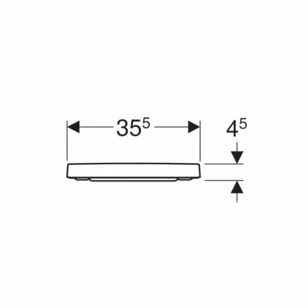 Capac wc softclose Geberit Selnova Square Quick Release [2]