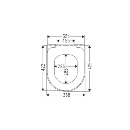 Capac WC Villeroy-Boch, O.Novo, soft close, alb alpin [1]