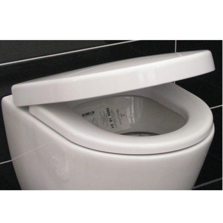 Capac WC Villeroy & Boch, Subway 2.0, soft close, alb, pentru vas WC COMPACT [1]