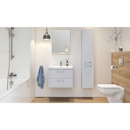 Cersanit, Lara, dulap coloana cu doua usi, 150 cm, alb [6]