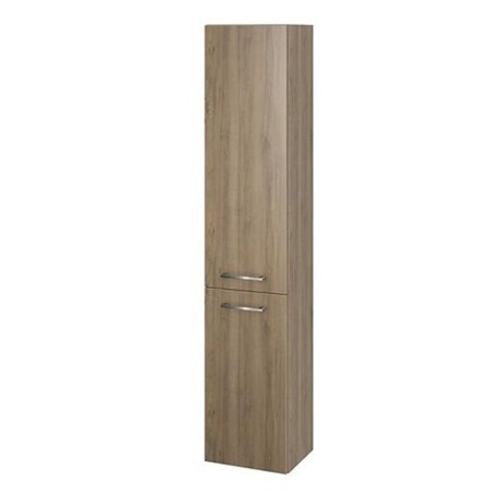 Mobilier Baie - Cersanit, Lara, dulap coloana cu doua usi, 150 cm, nuc