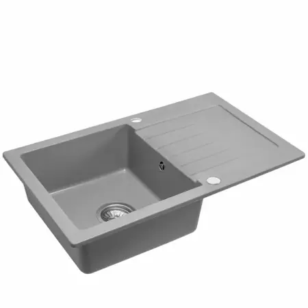 Chiuveta compozit Rea Dag gri 75x43.5 cm [1]