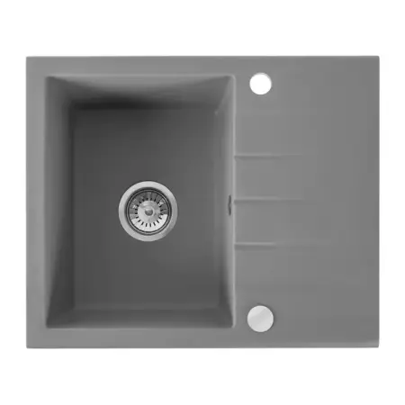 Chiuveta compozit Rea North gri mat 60x49 cm [4]