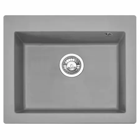 Bucatarie - Chiuveta compozit Rea West XL gri 50x60 cm