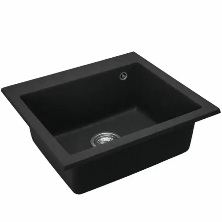 Chiuveta compozit Rea West XL negru metalic 50x60 cm [1]