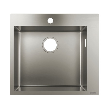 Chiuvete Inox - Chiuveta de bucatarie Hansgrohe, 1 cuva, 55x50 cm, inox