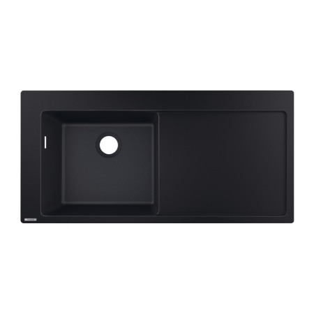 Chiuvete bucatarie - Chiuveta de bucatarie, Hansgrohe, SilicaTec S51, 1 cuva cu picurator, negru grafit