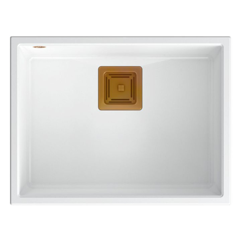 Chiuveta din granit DAVID 50 alb [5]