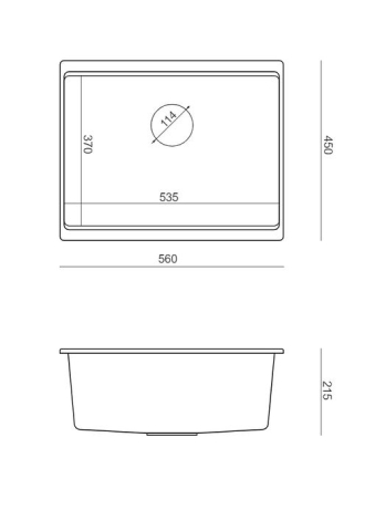 Chiuveta din granit Logan 100 gri metalic [9]