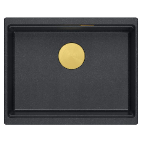 Chiuveta din granit Logan 100 negru metalic [3]