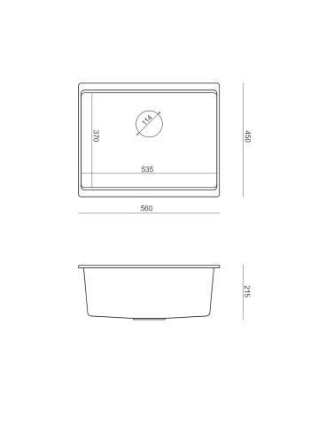 Chiuveta din granit Logan 100 ventil auriu, bej [9]