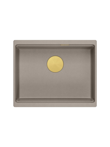 Chiuveta din granit Logan 100 ventil auriu, bej [3]