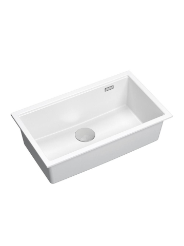 Chiuveta din granit Logan 110 ventil auriu, Alb [8]