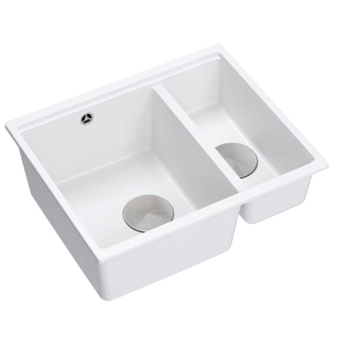 Chiuveta din granit Logan 150 alb [8]