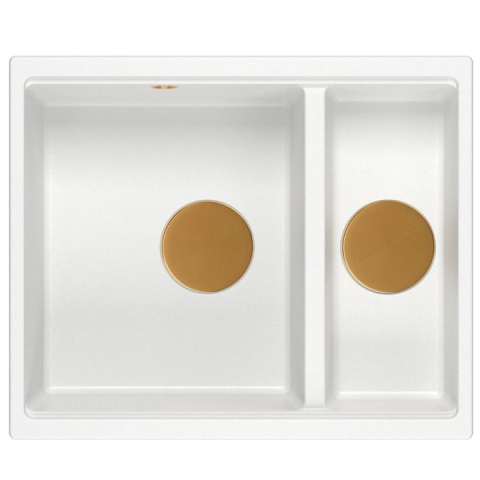 Chiuveta din granit Logan 150 alb [5]