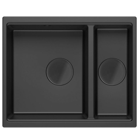 Chiuveta din granit Logan 150 negru [4]