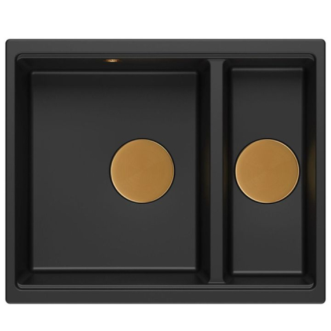 Chiuveta din granit Logan 150 negru [5]