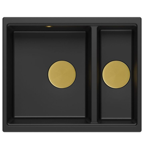 Chiuveta din granit Logan 150 negru [3]